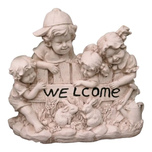 Kids Welcome Sculpture Statue