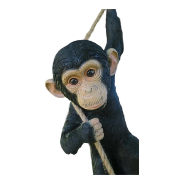 Decorative Hanging Monkey Garden Sculpture - Image 3