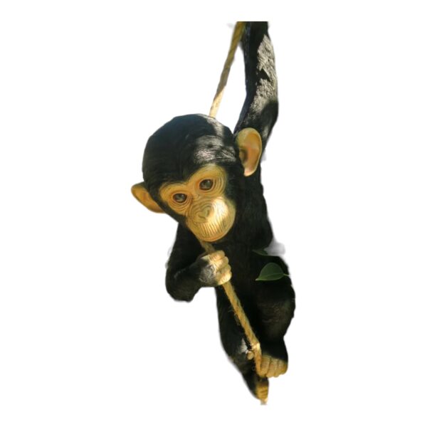 Decorative Hanging Monkey Garden Sculpture - Image 2