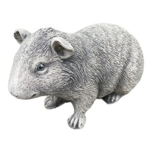 Guinea Pig Concrete Garden Statue Grey